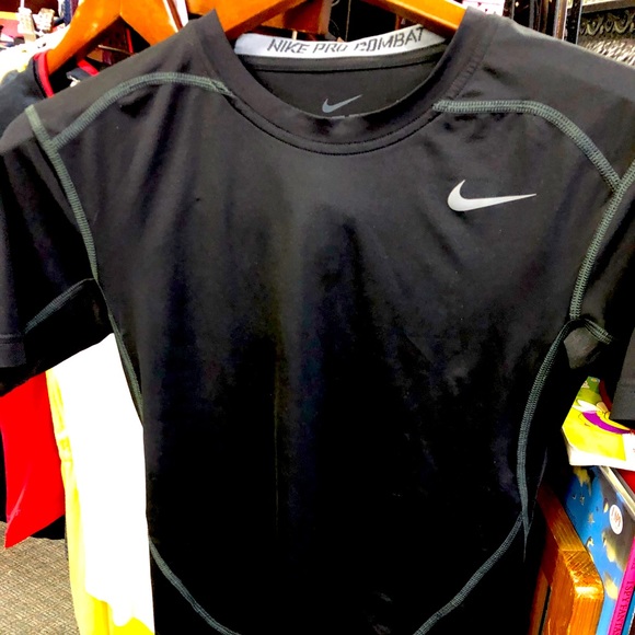 nike pro combat dri fit shirt